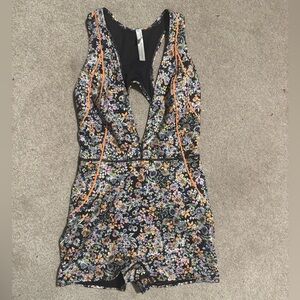 FP Movement by Free People Floral Mini romper - Multicolor